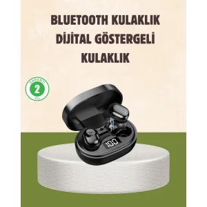 LED Ekranlı Şarjlı Kablosuz Kulak İçi Kulaklık