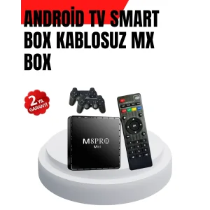 M8Pro 2GB RAM + 64GB Retro Oyunlu TV Box