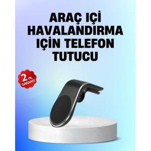 Manyetik Araç Telefon Tutucu – 360° Döner Kalorifer Petekli
