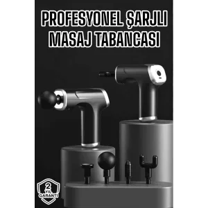 Masaj Aleti Masaj Tabancası Darbeli Şarjlı Kas Ve Vücut Ağrıları İçin
