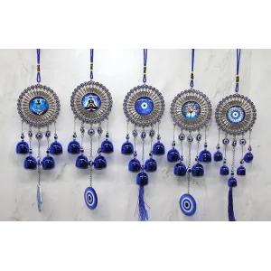 Metal Nazar Boncuğu Çan Model 9