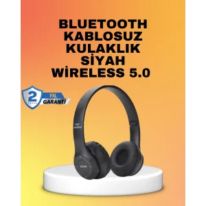 Mikrofonlu Kablosuz Kulaklık | Uzun Pil Ömrü ve Stereo Ses Performansı