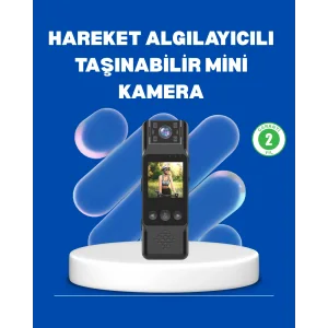 Mini Kamera 1080P Full HD Döner Lens Taşınabilir