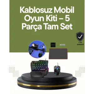 Mobilde Konsol Deneyimi – 5in1 Bluetooth Oyun Seti (Android Uyumlu)