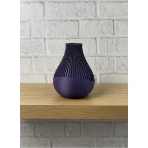 MOR VAZO ÇİZGİLİ