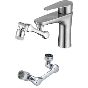 Mutfak Musluk Başlığı 1080 Derece Dönebilir Oynar Başlıklı Musluk Aparatı