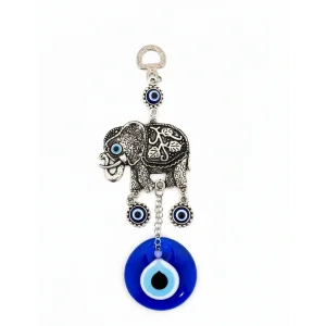 Nazar Boncuğu Tekli Fil Askılık