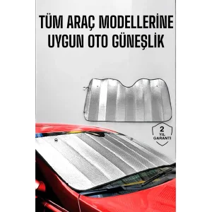 Oto Güneşlik Tüm Araç Tiplerine Uygun Isı Önleyici