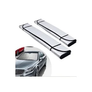 Oto Ön Cam Güneşlik Katlanabilir UV Koruyucu Renault Megane Hyundai i20 Opel Astra Toyota Corolla