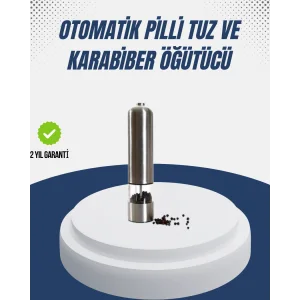 Otomatik Baharat Değirmeni Paslanmaz Gövde Ergonomik Tasarım