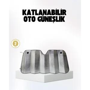 Otomobil Güneşliği – Katlanabilir Tasarım ve Süngerli Isı Yalıtımı