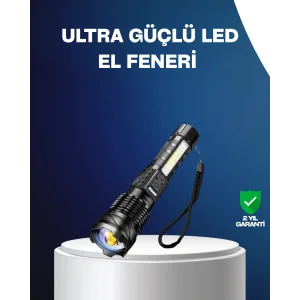 Outdoor ve Acil Durum İçin Güçlü LED El Feneri