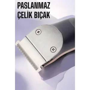 Paslanmaz Çelik Bıçaklı Hassas Çelik Bıçaklı Tıraş Makinesi