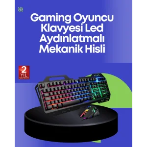 PG8018 LED Aydınlatmalı Mekanik Klavye Mouse – Oyunlarda Üstün Performans