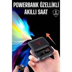 Powerbankli Kulaklık Bluetooth Bağlantılı Çoklu Bağlantı