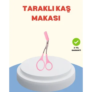 Profesyonel Taraklı Kaş Makası – Evde ve Salon Kullanımına Uygun