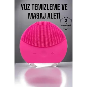 Profesyonel Yüz Temizleme Masaj Aleti Su Geçirmez, Kablosuz Şarj Özellikli Kolay Temizlenebilir