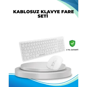 Q Klavye Klavye ve Mouse Seti USB Girişli Kablosuz