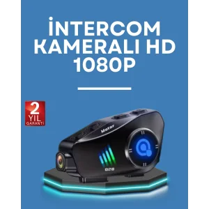 Q28 Kask Kulaklık 1080P HD Kamera – Bluetooth 5.3, Su Geçirmez, Gürültü Azaltma
