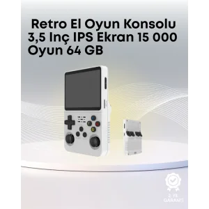 R36S 64 GB Retro El Konsolu – Gelişmiş Donanım ve Özelleştirilebilir Yazılım Yapısı