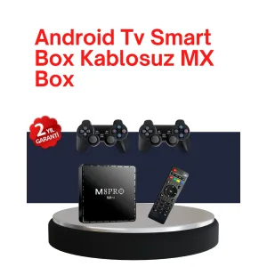 Retro Oyun Konsollu Akıllı Android TV Kutusu