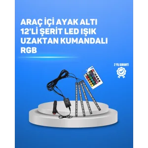RGB LED Şerit Aydınlatma – Kolay Kurulumlu