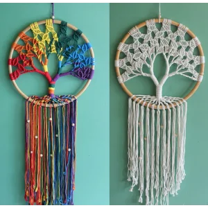 Rüya Kapanı Dream Catcher Hayat Ağacı Model 2