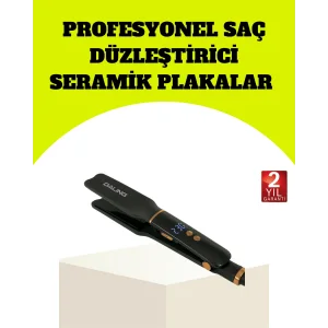 Saç Düzleştirici 30 Saniyede Isınma Hafif ve Portatif Tasarım