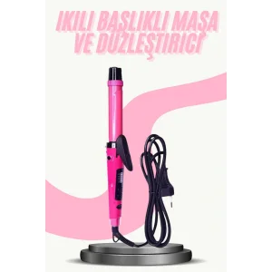 Saç Düzleştirici Şekillendirici Saç Maşası İkili Şekillendirici Isı Ayarlı