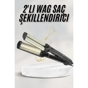 Saç Şekillendirici Wag Maşa Su Dalga Maşası Tüm Saç Tiplerine Uygun