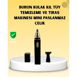 Şarjlı burun ve kulak kılı temizleme cihazı