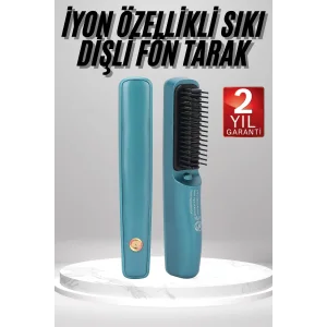 Şarjlı Saç Düzleştirici Tarak İyon Özellikli Sıkı Dişli Elektriklenme Karşıtı