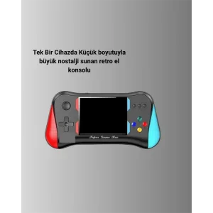 Şarjlı Taşınabilir Oyun Konsolu – X7M Retro Game Box