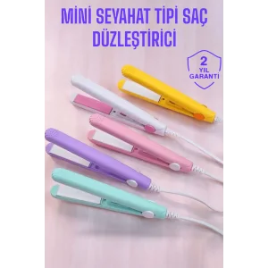 Seramik Kaplama Taşınabilir Mini Saç Düzleştirici Seyahat Dostu Tasarım