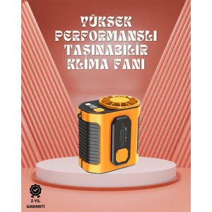 Sessiz Turbo Fan – Kamp, Spor, Ofis İçin Taşınabilir Mini Soğutucu