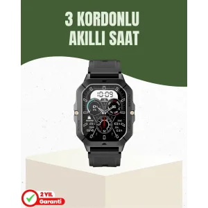 Şık ve Hafif Akıllı Saat Spor ve Günlük Kullanım