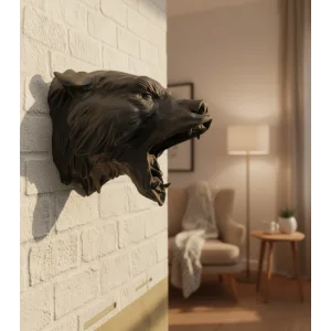 Siyah Ayı Duvar Aksesuarı