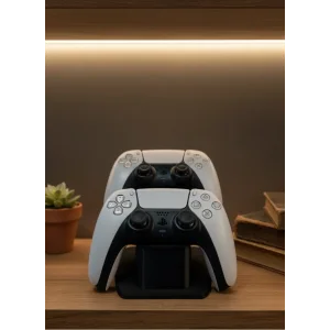 Siyah İkili Gamepad Tutucu 7x18 cm Oyun Aksesuarı