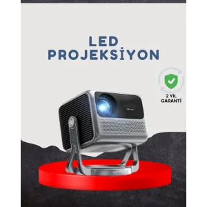 Smart Projector Android TV Dolby Sesli WiFi Bluetooth