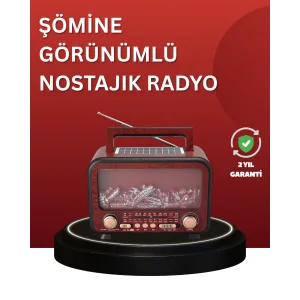 Solar Panelli Alev Işıklı Bluetooth Hoparlör – Çoklu Giriş, Uzun Pil Ömrü