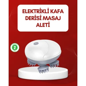 Su Geçirmez Elektrikli Kafa Masaj Cihazı IPX7
