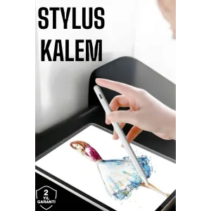 Tablet Kalemi Stylus Pen Dokunmatik Kalem Android Ve İOS Uyumlu Şarjlı