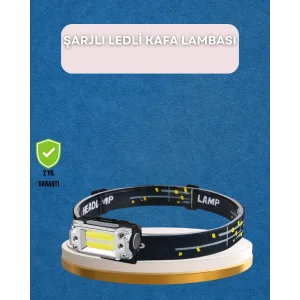 Taşınabilir Şarjlı LED Fener XPE95LM COB120LM Manyetik Gövde