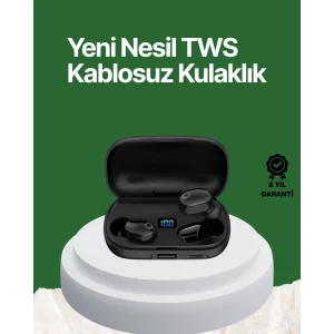 Telefon Şarj Destekli 1800 mAh A10s TWS Kablosuz Kulak İçi Kulaklık