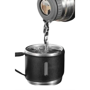 Termos Seti Paslanmaz Çelik 3 Bardaklı Vakumlu Termos Set 500 Ml 12 Saate Kadar Isı Koruma