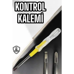 Test Cihazı Kontrol Kalemi Çift Başlıklı Şeffaf Elektrik Testi