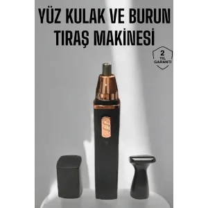 Tıraş Makinesi Kulak Burun ve Yüz Temizleyici Şarjlı Mini