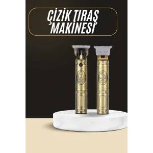 Tıraş Makinesi Şarjlı Çizik Tıraş Paslanmaz Çelik Bıçaklı 4 Taraklı