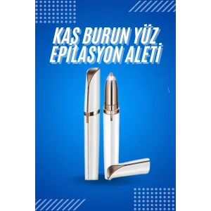 Tüy Kıl Alma Kaş Bıyık Unisex Yüz Bakım Epilasyon Aleti Pilli