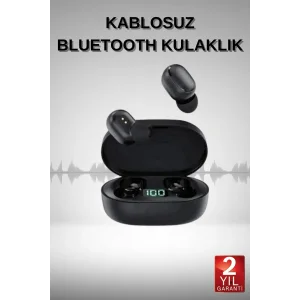 TWS Bluetooth Kulaklık Kulak İçi Kablosuz Dijital Göstergeli Çağrı Cevaplayabilen